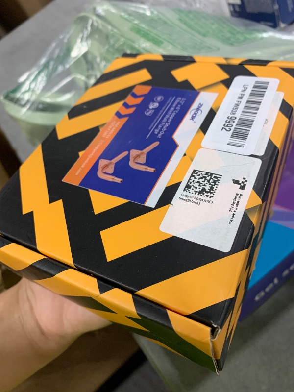 Photo 1 of (Znkiok 2 Pack) 1/2 Inch Pex Fittings,Copper Stub Out Elbow With Wall Flange 1/2" x 6"?For Pex B and C Plumbing Systems,UPC,NSF/ANSI 61 Certified.