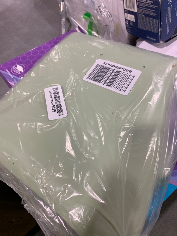 Photo 1 of Kalolary Cat Litter Mats, 40" x 28" Extra Large Silicone Cat Mat for Litter Box, Easy to Clean Kitty Litter Trapping Mat, Soft on Kitty Paws, Waterproof, Urine-Proof Kittys Litter Mats for Floor,Green