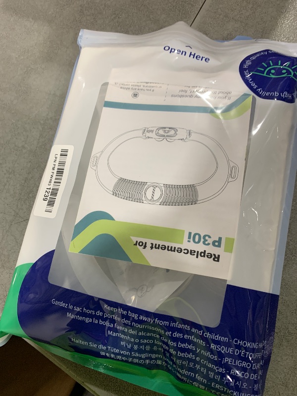 Photo 1 of Replacement Set for AirFit P30i Includes 2 Nasal Pillows Masks (Small) Noise-Reducing CPAP Supplies, with Quick-Release Elbow, Soft Silicone Standard Frame, Straps Not Included, for Comfort Fit
