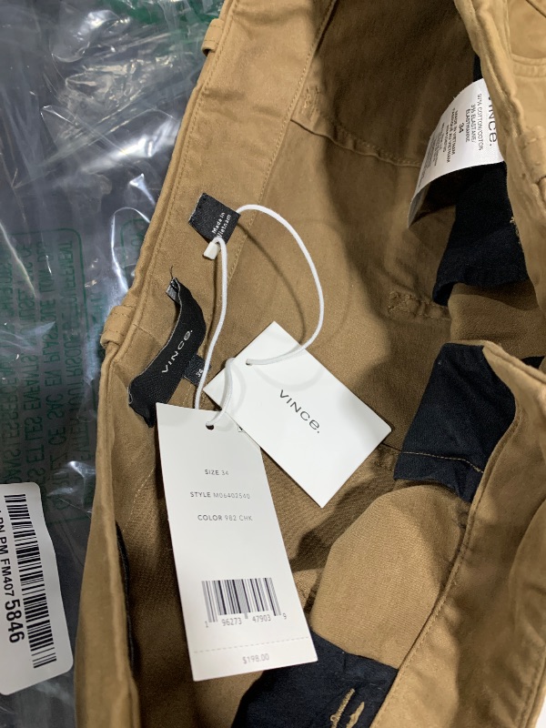 Photo 1 of Vince Men's Pants Brown, 34