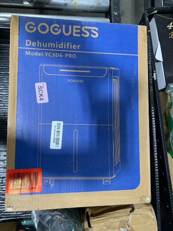 Photo 1 of GoGuess 1600 Sq.ft Dehumidifier for Basement - 21 Pints, Drain Hose & Humidity Control Large Room Dehumidifiers for Home, RV, Bathroom, Bedroom - 3 Modes & 24H Timer White