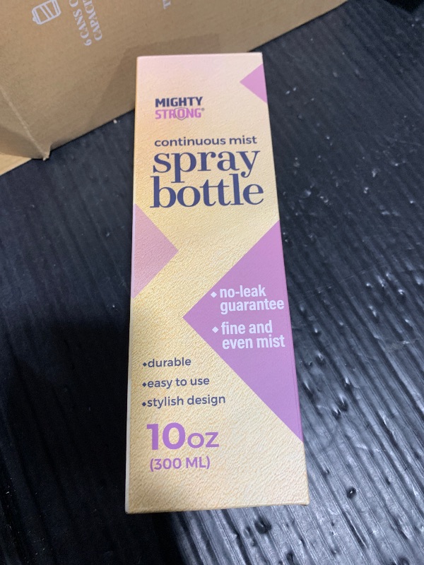 Photo 1 of 10 OZ Continuous Spray Bottles - Ultra Fine Mist Sprayer | Water Spray Bottle For Hair Stuff, Mister Spray Bottle For Plants Mister | Hair Spray Bottles For Hairstyling, Cleaning, Salons