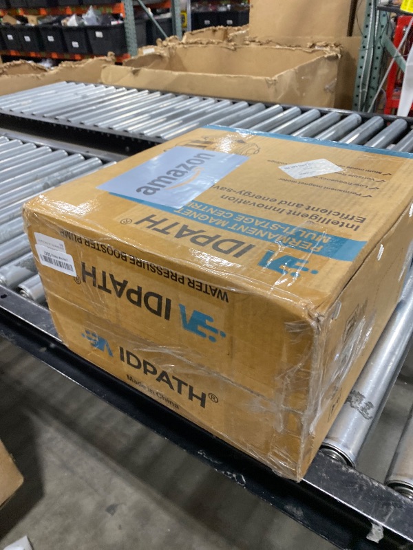 Photo 1 of AIDPATH 0.6HP, 57PSI, 21GPM Smart Water Pressure Booster Pump, Variable Speed & Power, Constant Pressure Pump for Home House, Shower, Irrigation, 115V, 1" NPT, Stainless Steel Impeller & Volute, PMSM