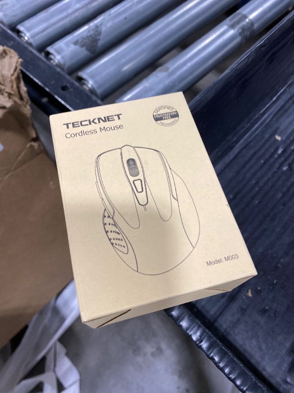 Photo 1 of TECKNET Wireless Mouse, 2.4G Ergonomic Optical Mouse, Computer Mouse for Laptop, PC, Computer, Chromebook, Notebook, 6 Buttons, 24 Months Battery Life, 2600 DPI, 5 Adjustment Levels - Black