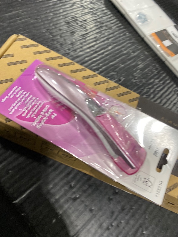 Photo 1 of Panasonic Heated Curved Eyelash Curler With Double Action Non-Stick Silicone Pads - EH2331P, Pink