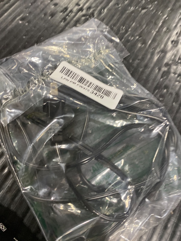 Photo 1 of [UL Listed] 6ft 18AWG 7A 125V AC Power Cord 2 Prong Cable Non Polarized (NEMA 1-15P to IEC-320-C7)