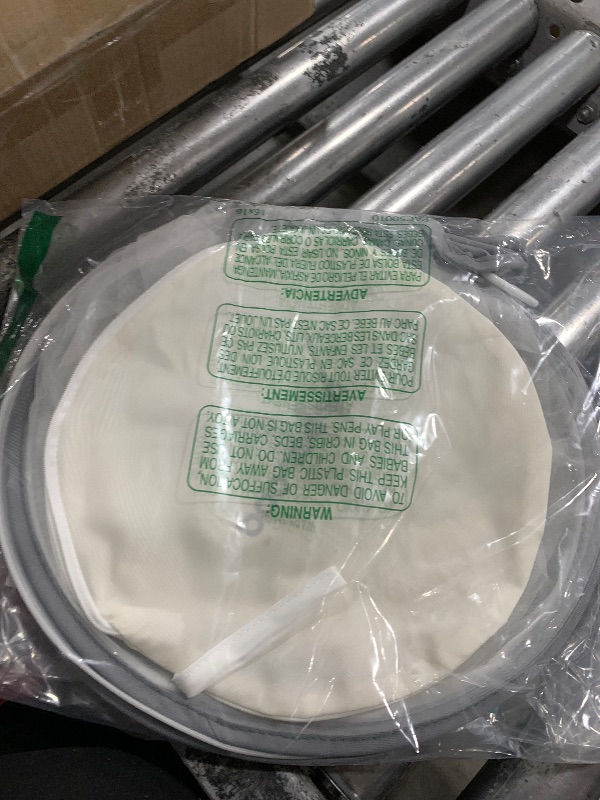 Photo 1 of Beberoad Love Bassinet Mosquito Net Cover - Breathable Mesh Canopy with 2-Way Zipper for Baby Cribs, Bedside Sleepers & Travel Cribs (White)