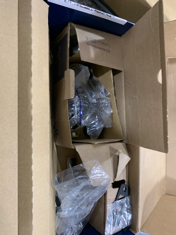 Photo 1 of Schlage F60 V CAM 716 ACC Camelot Front Entry Handleset with Accent Lever, Deadbolt Keyed 1 Side, Aged Bronze