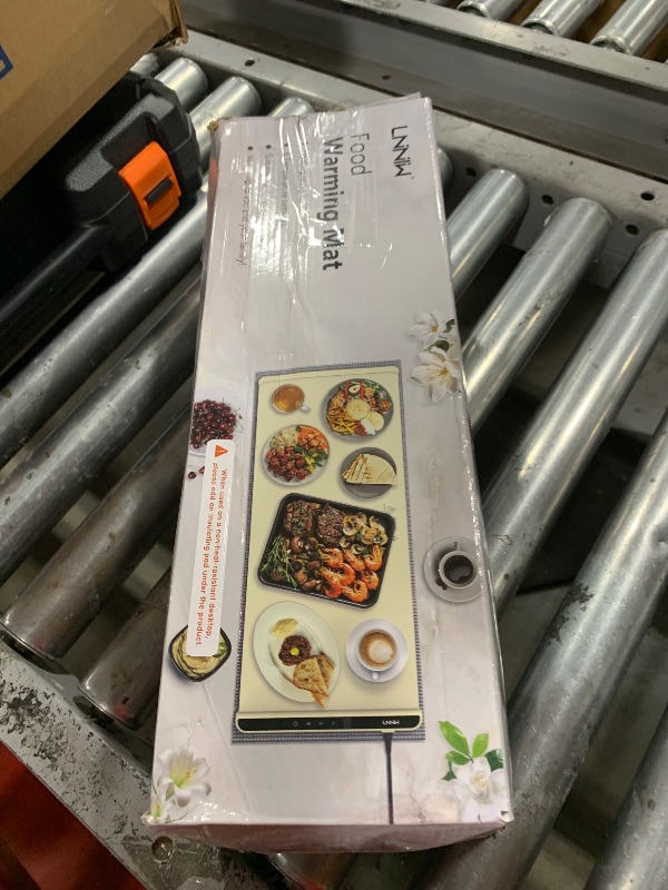 Photo 1 of Extra Large Food Warming Mat with Heat-Resistant Pad, 36X15 Inch, 6 Temperature & 6 Timer Settings, Child Lock Safety, Fits More Dishes for Family Dinners and Parties