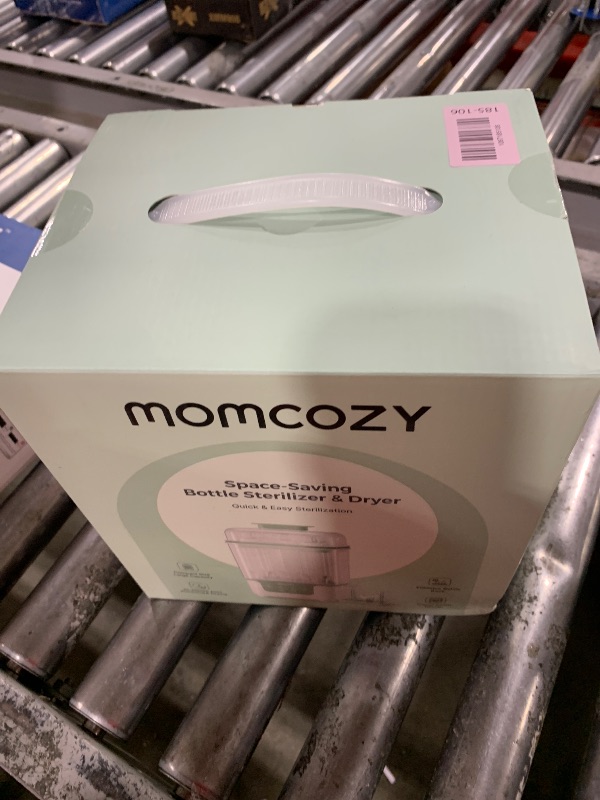Photo 1 of Momcozy Bottle Sterilizer and Dryer, Modular Nesting Space Saving Design, 6 Bottles Capacity, 4 in 1 Compact Sterilizer for Baby Bottles, Breast Pump Parts & Newborn Essentials, Drying Rack Included