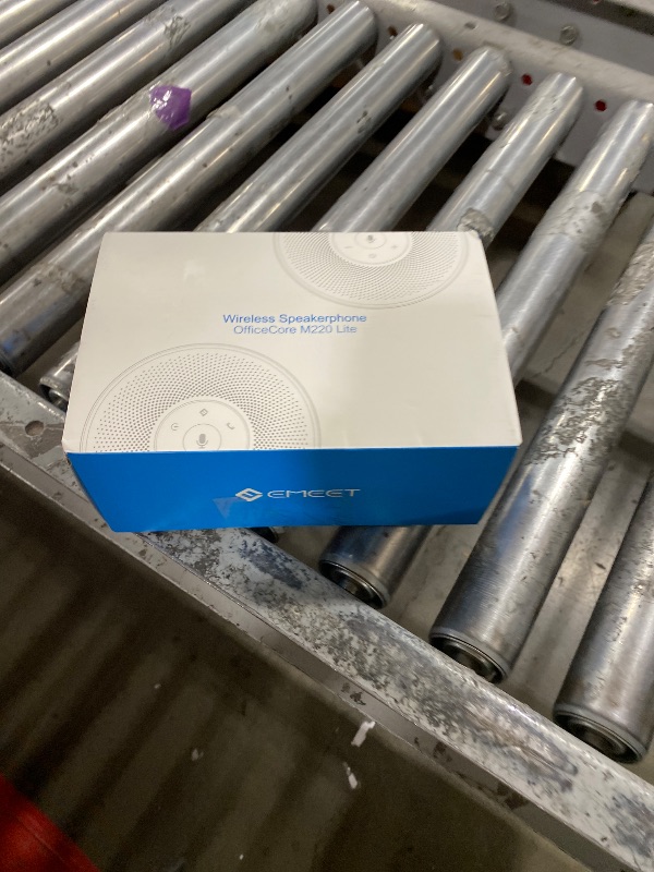 Photo 1 of EMEET Bluetooth Speakerphone - Daisy Chain/Use Alone up to 16 attendees, M220 Professional Wireless Speakerphone 360°Voice Pick-up 8 AI Noise Cancellation Mics Skype Speakerphone for Conference Calls