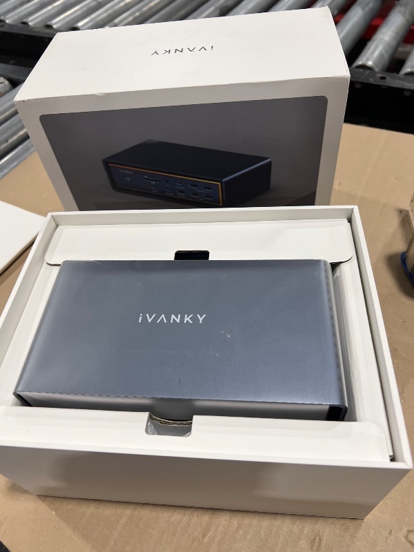 Photo 1 of iVANKY 23-in-1 Intel Certified Thunderbolt 5 FusionDock Max 2, 120Gbps MacBook Docking Station, Triple 6K@60Hz Display for Mac M1-M5 Pro/Max, 140W PD, 2.5GbE, Cooling Fan (Incompatible with Windows)