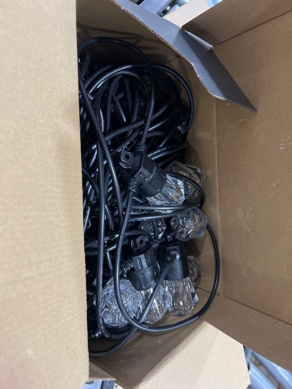 Photo 1 of XMCOSY+ 96FT Smart Outdoor String Lights - RGBCWIC Dimmable Acrylic Bulbs, Color Changing LED Patio Lights APP WiFi Control, Compatible with Alexa, IP65 Waterproof Outdoor Lights for Backyard Porch