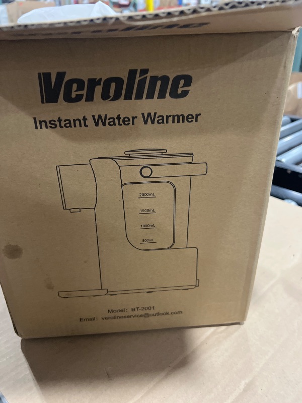 Photo 1 of Veroline Instant Water Warmer, 2L Baby Formula Dispenser, 5 Temperature Control & 7x24H Keep Warm, Baby Bottle Warmer with Night Light, Hot Water Dispenser for All Bottles, Detachable Glass Tank