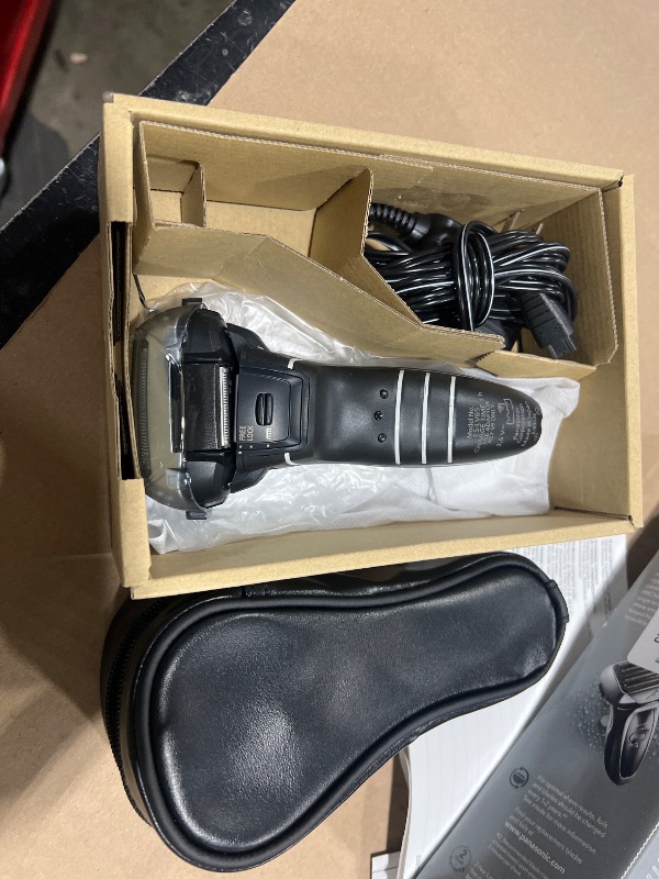 Photo 1 of Panasonic ARC5 Electric Razor for Men with Pop-Up Trimmer, Wet/Dry 5-Blade Electric Shaver with Intelligent Shave Sensor and Multi-Flex Pivoting Head – ES-LV65-S (Silver)