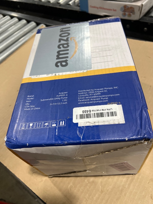 Photo 1 of Acquaer Automatic Submersible Water Pump, 115V Sump Pump with 3/4” Garden Hose Adapter, High Flow Water Removal for Swimming Pool Cover Hot Tubs Flooded House Basement, 1/3 HP 2160 GPH