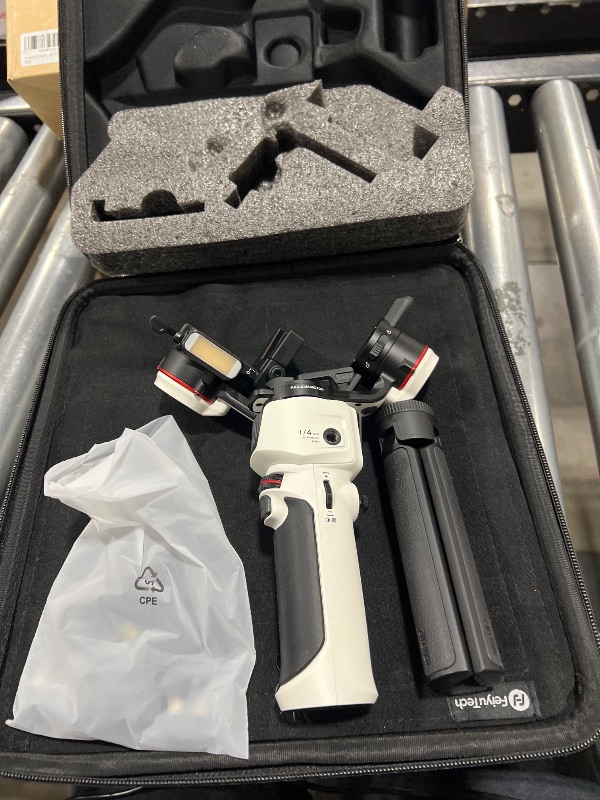 Photo 1 of FeiyuTech SCORP Mini 2 Kit White[Official] All-in-One Camera Stabilizer 3-Axis Handheld Gimbal for Mirrorless&DSLR Camera fits Sony A7III Canon R6 Fujifilm GoPro,Smartphone,AI Track, Max 2.65lb