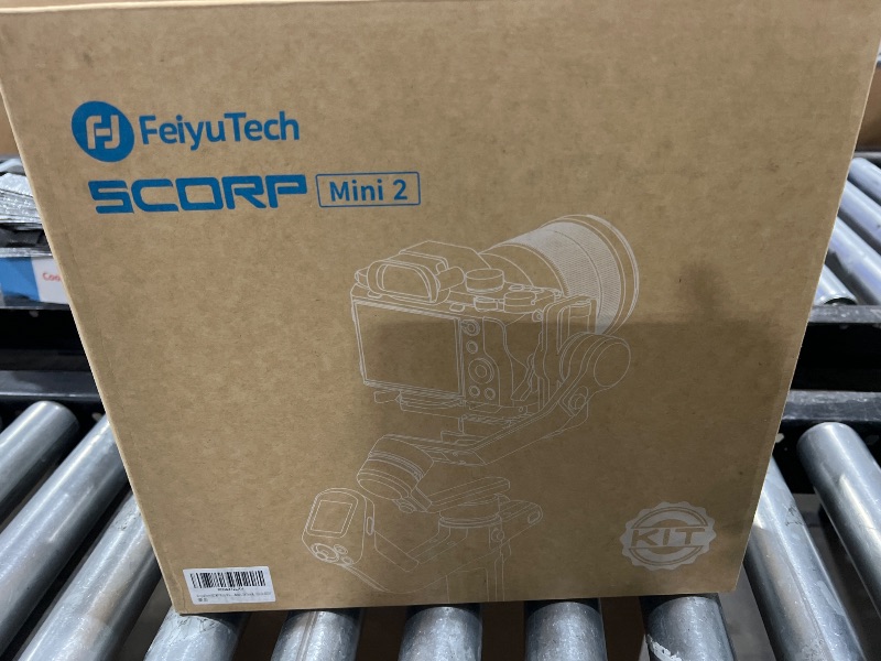 Photo 1 of FeiyuTech SCORP Mini 2 Kit White[Official] All-in-One Camera Stabilizer 3-Axis Handheld Gimbal for Mirrorless&DSLR Camera fits Sony A7III Canon R6 Fujifilm GoPro,Smartphone,AI Track, Max 2.65lb