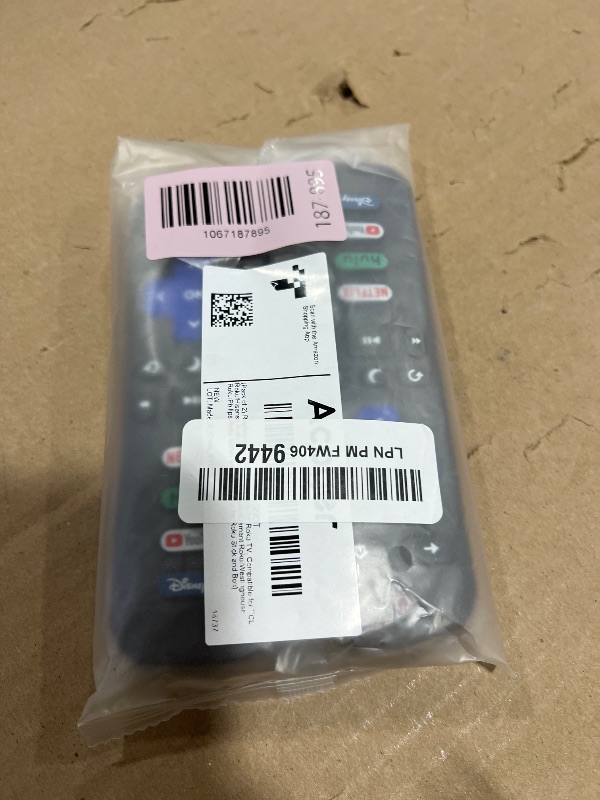 Photo 1 of (Pack of 2) Replacement Remote Control Only for Roku TV, Compatible for TCL Roku/Hisense Roku/Onn Roku/Sharp Roku/Element Roku/Westinghouse Roku/Philips Roku Smart TVs (Not for Roku Stick and Box)