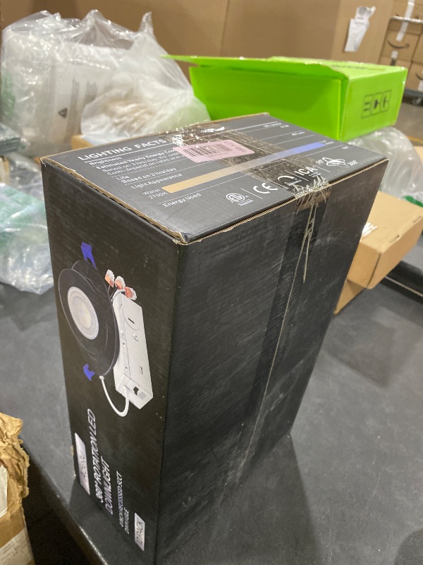 Photo 1 of Adetu 4 inch Gimbal Led Recessed Lights, 360°+90° Adjustable Directional Recessed Lighting, 2700K/3000K/3500K/4000K/5000K Dimmable Retrofit Eyeball Can Lights with Jbox, ETL(White,12 Pack)