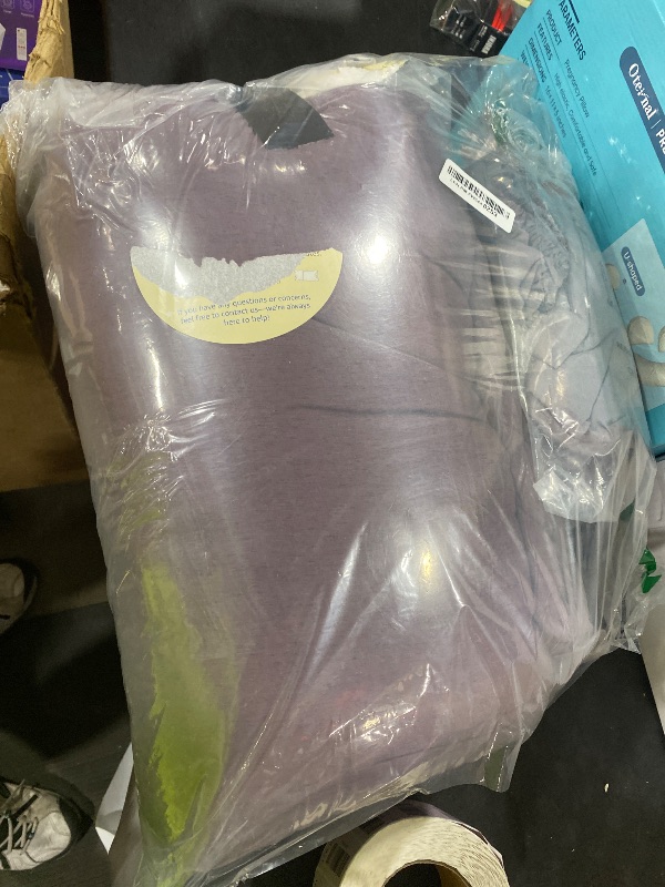 Photo 1 of Monbix Oversized Queen Comforter Set - 7 Pieces Cationic Dyeing Italian Plum Bed in a Bag Bedding Sets with Comforter, Sheets, Pillowcases & Shams, Reversible Bedding Comforters Sets