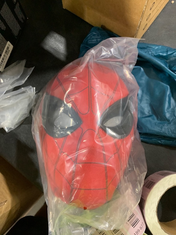 Photo 1 of Spider-Man Marvel Legends Series Homecoming Electronic Expressive Mask, Premium Interactive Roleplay Gear for Adults