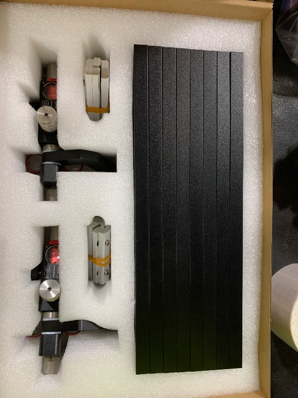 Photo 1 of GOINGMAKE Track Saw Parallel Guide System with Mirco Adjustable Flip Stop and Zero Calibration for Woodworking Repeatable Rip Cuts for Track Saw Guide Rail Compatible with Festool,Makita,Milwaukee