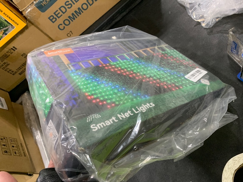 Photo 1 of 12ft x 12ft Net Lights Easter Decorations, 400LED 35 Colors Changing Large Gazebo Net Lights Clear Wire, Waterproof Fairy Lights Chandelier for Patio Pergolas Backyard Bush Wedding Outdoor Party