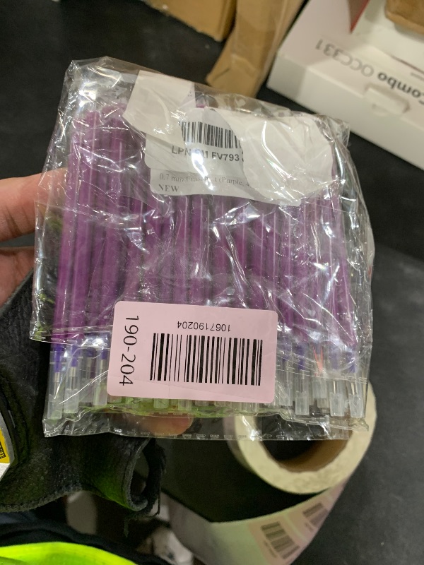 Photo 1 of 0.7 mm Erasable Gel Ink Pen Refills Compatible with Frixion Friction, Smooth Writing Multicolor Retractable Fine Point Pen Refill for School Office Home Art (Purple, 40)