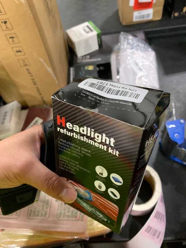 Photo 1 of FAVIRZCE Car Headlight Restoration Kit: Cleaner Restore Headlamp Clear from Yellowing & Oxidation in Minutes Waterproof Gloss Finish for Automotive Trucks RVs Motorcycles