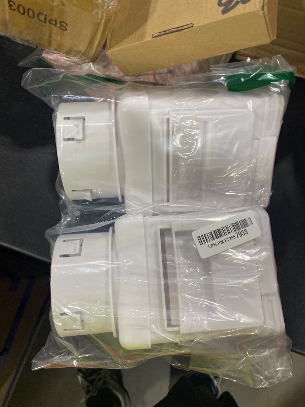 Photo 1 of Pathneer 2 Pack Downspout Filter, Downspout Leaf Filter Fits for 2x3 or 3x4 Inch Standard Downspouts, Leaf Filter Gutter Protection with Leaf Removers, White