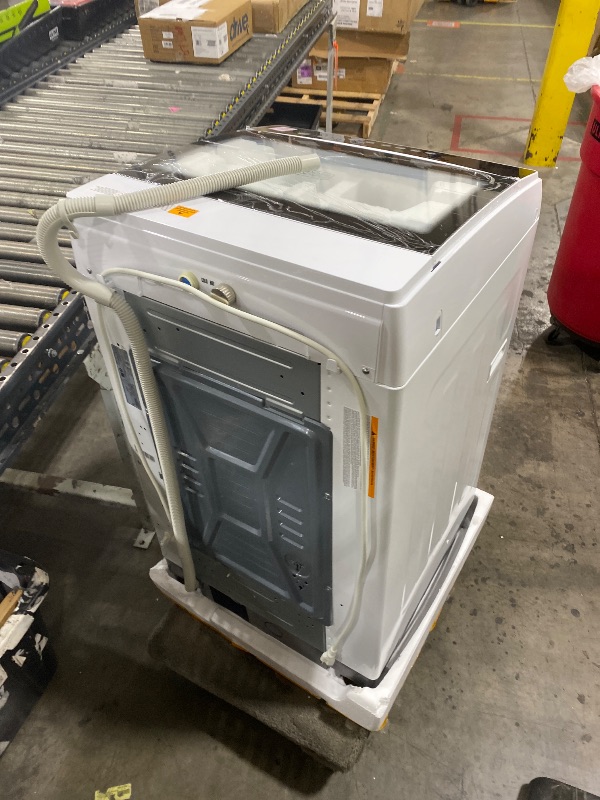 Photo 1 of BLACK+DECKER Small Portable Washer, Washing Machine for Household Use, Portable Washer 2.0 Cu. Ft. with 6 Cycles, Transparent Lid & LED Display