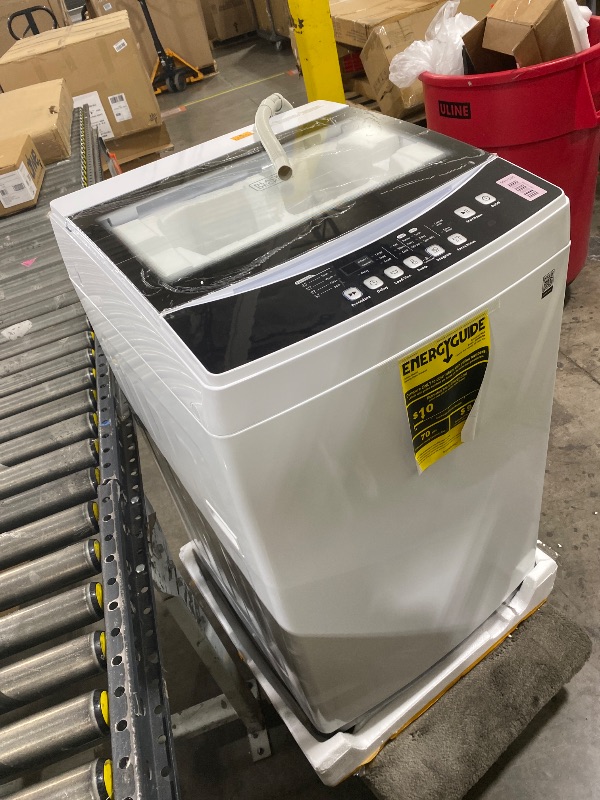 Photo 1 of BLACK+DECKER Small Portable Washer, Washing Machine for Household Use, Portable Washer 2.0 Cu. Ft. with 6 Cycles, Transparent Lid & LED Display