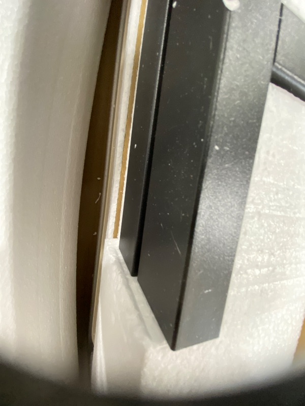 Photo 1 of VEVOR - 6 ft Conference Table, Rectangular Office Meeting Desk for 6-8 People, Modern Design with Sturdy Metal Legs - Brown