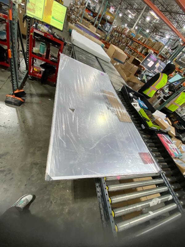 Photo 1 of VIZ-PRO Dry Erase Board/Magnetic Whiteboard, 96 x 48 Inches, Large Wall Mounted Board for School Office and Home 8' x 4'