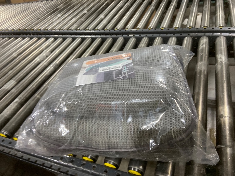 Photo 1 of Extra Long Thick Full Body Bath Pillow for Tub with Lumbar Pillow- Luxury 4D Air Mesh Bathtub Pillow with Head, Shoulder & Back Support, Non-Slip Bath Cushion with Suction Cups (Gray)