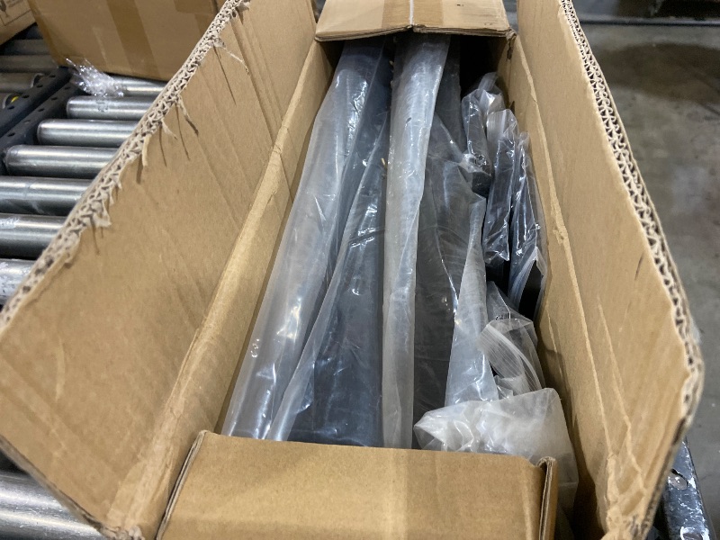 Photo 1 of Muzata 4Pack Black Cable Railing Post 42 Inch 42"x2"x2" Level Drilled Surface Mount T304 Stainless Steel Cable Railing System Kit Indoor Outdoor with Paper User Guide PS01 BH4L