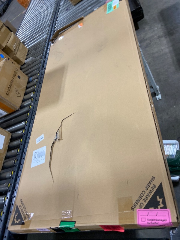 Photo 1 of Lumizone Extra Tall Cat Gate 61.02" High Pressure Mounted Extra Wide 2025 New (17 Sizes) 1.37" Gap No Drilling Auto-Close One-Handed Operation Tall Pet Gate for Dogs(Black, 61.02" H x 34.25"-38.38" W)