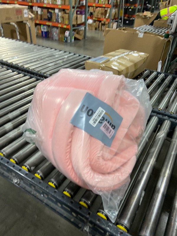 Photo 1 of ILPEOD Baby Play Mat for Floor Tummy Time Mat Nursery Muscle Area Rug Playroom Rug Tatami 47"*47" Memory Foam 1.3" Thick Crawling For Babies,Toddlers, Infants, Kids,Floor(Pink)