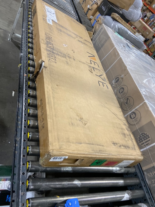 Photo 1 of Mid-Century Long Desk Table - 63" Simple Modern Extra Long 2-Person Wood Computer Workstation for Home Office Work in Walnut, 63" W x 24" D