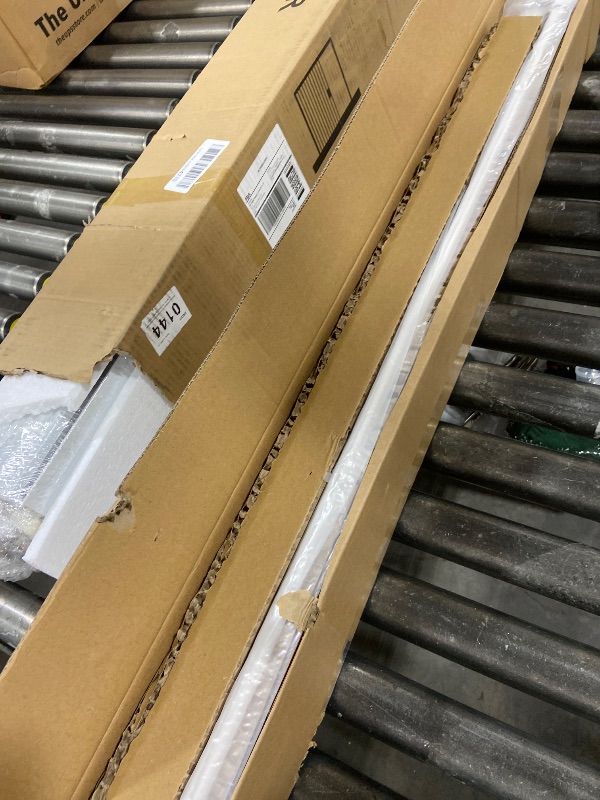 Photo 1 of LopBast Screen 100INCH Manual Pull Down White Projector Screen 16:9 1.2 Gain Retractable Auto-Locking 4K 8K 3D Ultra HD for Home Theater Movie Office Game Projection Screen with Slow Retract Mechanism