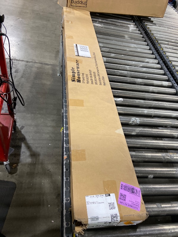 Photo 1 of Simple Houseware Industrial Grade Z-Base Garment Rack, 500lb Load with 63 Inches Extra Long Bar, Black