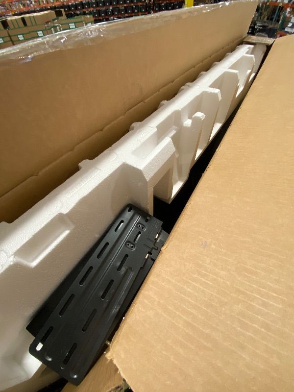 Photo 1 of HEAVILY DAMAGED--------SELLING FOR PARTS ONLY---------------------Samsung 75-Inch Class The Frame Pro LS03FW 4K Neo QLED Mini LED Smart TV (2025 Model) Slim Fit Wall Mount, Modern Frame Design, Wireless One Connect, NQ4 AI Gen3 Processor, Art Mode, Alexa 