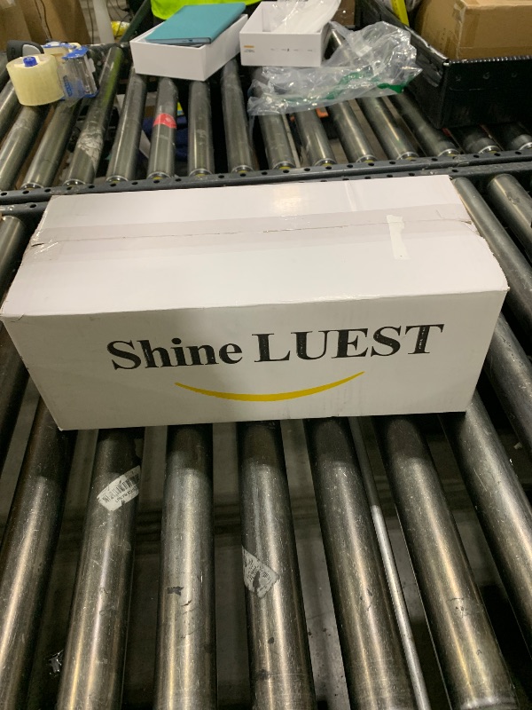 Photo 1 of Shine LUEST Modern LED Ceiling Lights for Bedroom 26" Dimmable Square Ceiling Lights for Living Room with Remote Control Black Bedroom Light Fixture for Kitchen,Bathroom,Balcony