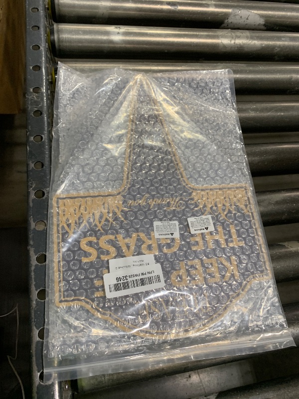 Photo 1 of XIAOKAIYAN Please Stay off Grass Signs for Yard Keep off the Grass Sign with Stake for Lawn Heavy-duty Aluminum Double Sided No Pooping and Peeing Dog Yard Sign (13.58 X 9.65 In,2-Pack) (2)