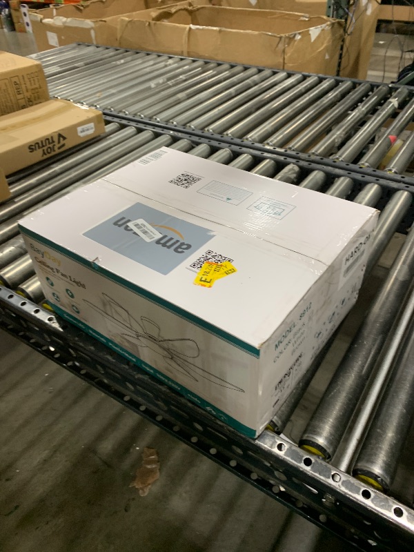 Photo 1 of Ceiling Fans with Lights, 51 inch Modern Black Low Profile Ceiling Fan with Light and Remote App Control, Flush Mount, Quiet DC Reversible, Dim Led Ceiling Fan 6 Blade Softer Wind Indoor/Outdoor Patio