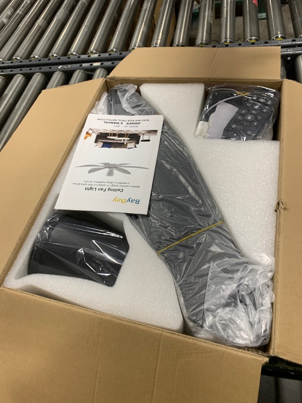 Photo 1 of Ceiling Fans with Lights, 51 inch Modern Black Low Profile Ceiling Fan with Light and Remote App Control, Flush Mount, Quiet DC Reversible, Dim Led Ceiling Fan 6 Blade Softer Wind Indoor/Outdoor Patio