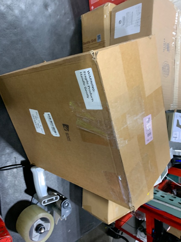 Photo 1 of BrightRow 3 Pack Extra Large Acrylic Buffet Risers - 15”, 14”, 13” White Display Stands with Hollow Bottoms, Cube Riser Boxes Nesting for Dessert Food Catering Buffet Display Party Supplies