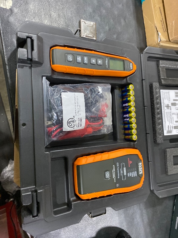 Photo 1 of Klein Tools ET450 Advanced Underground Circuit Breaker Finder and Wire Tracer Kit for Energized and Non-Energized Breakers, Fuses, and Wires