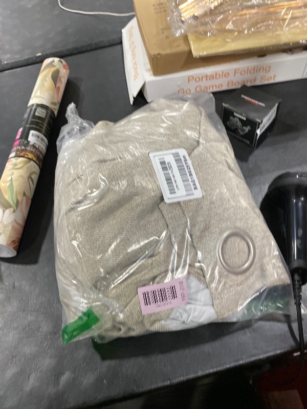 Photo 1 of H.VERSAILTEX Blackout Patio Curtains 100 x 108 Inches for Sliding Door Extral Wide Blackout Curtain Panels Thermal Insulated Room Divider - Grommet Top, 9' Tall by 8.5' Wide - Fog